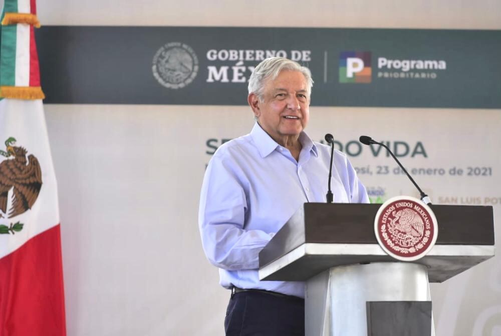 AMLO en Moctezuma, San Luis Potosí