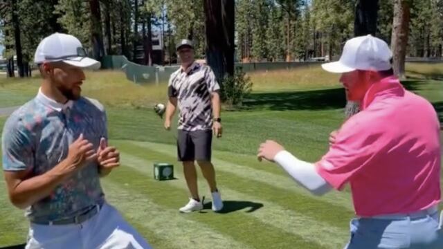 Canelo se 'enfrentó' a Stephen Curry