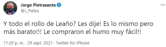 Jorge Pietrasanta critica a Chivas