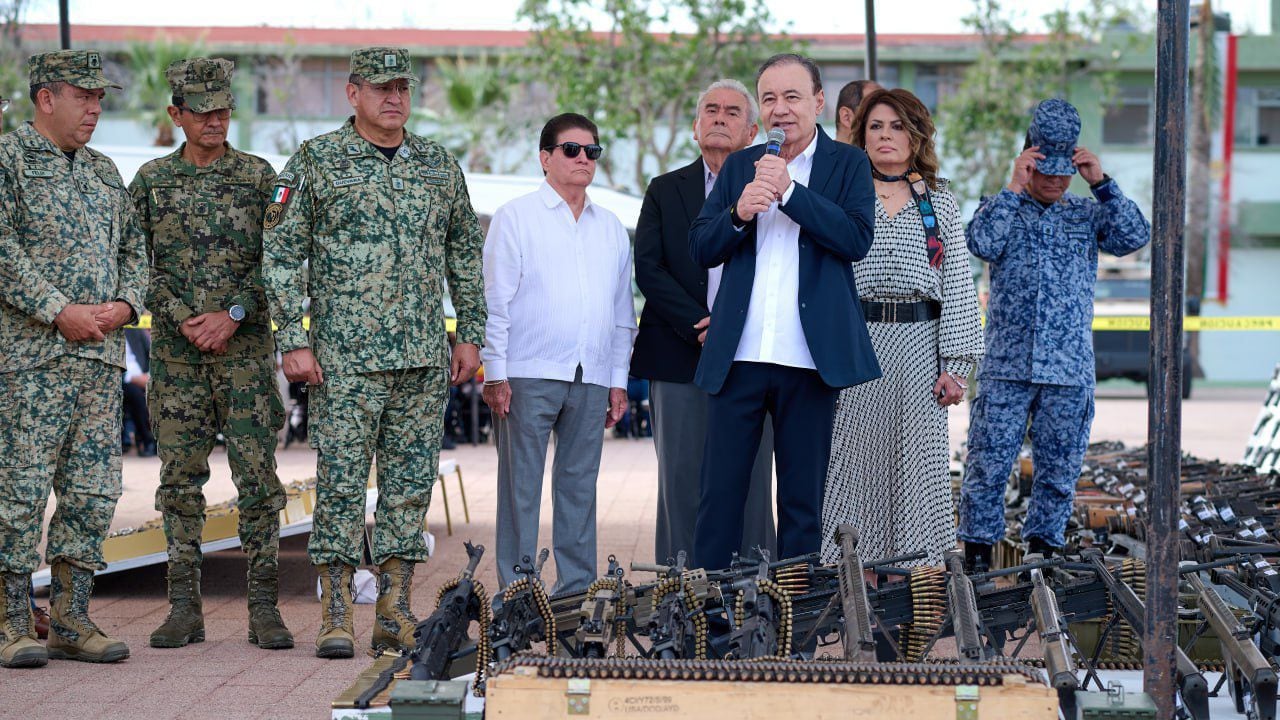 Más de 900 armas son retiradas de las calles de Sonora con estrategia de Alfonso Durazo