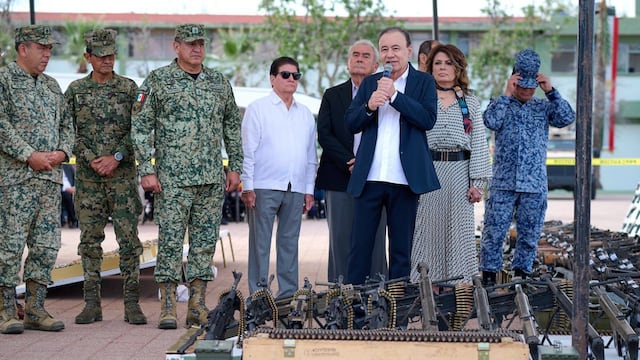 Alfonso Durazo destruye 975 armas y refuerza seguridad en Sonora