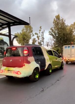 Épica tuneada da como resultado un carro monstruo, el cual ya impactó a más de uno en TikTok