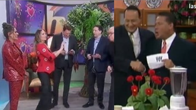 Andrea Legarreta y Alfredo Adame