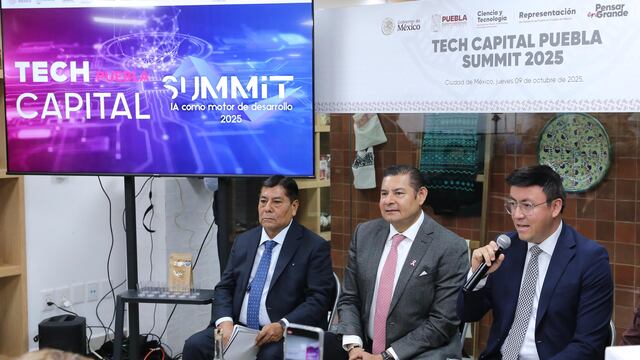 Alejandro Armenta informó que el Centro Expositor será sede del Tech Capital Summit 2025.