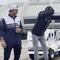 VIDEO: Checo Pérez tira trofeo de hielo que ganó en divertida carrera previo al GP de Canadá