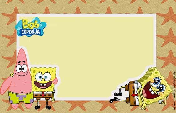Tarjetas de Bob Esponja para graduación