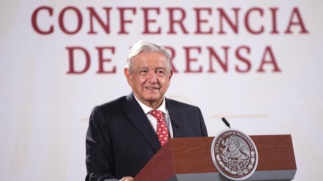 AMLO en la conferencia mañanera del 6 de junio de 2022