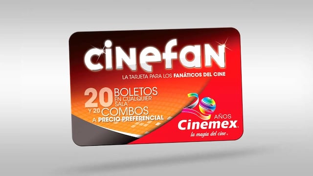 Tarjeta cinefan en Cinemex