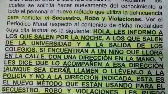 Niño llorando: nuevo modus operandi para secuestro en el DF