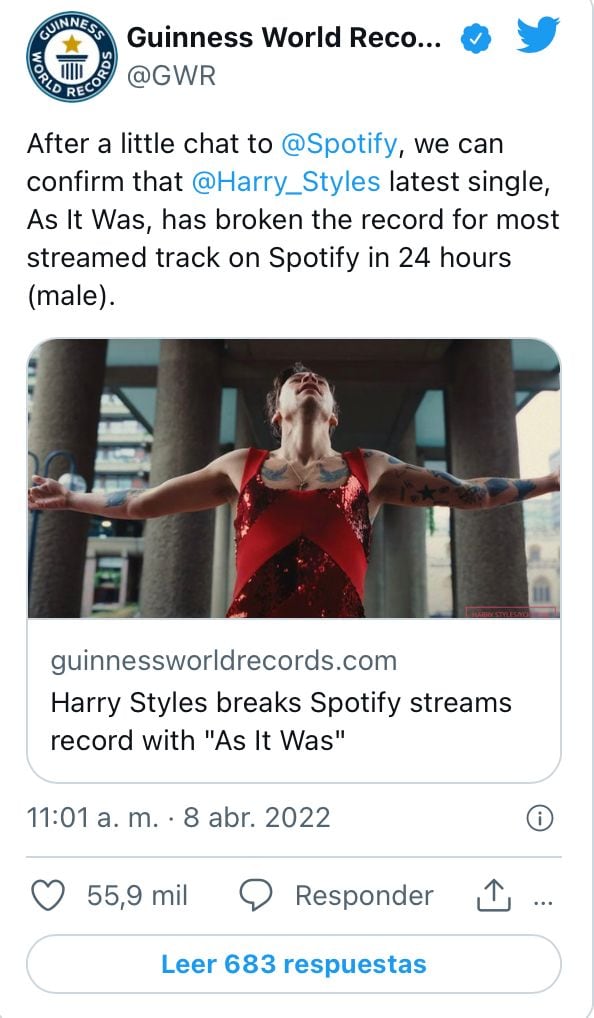 Record Harry Styles