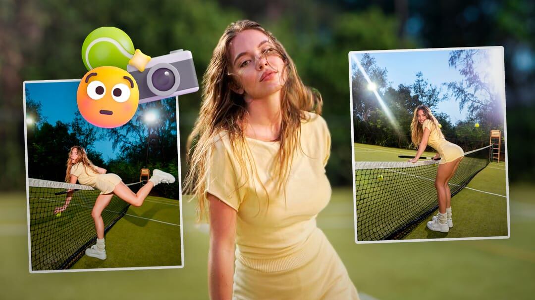 Las fotos de Sydney Sweeney jugando tenis que enloquecieron a sus fans