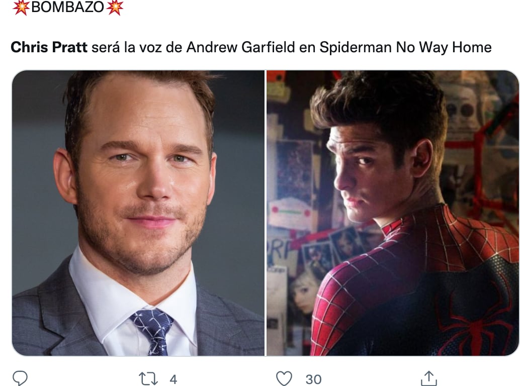 Memes sobre que Chris Pratt será Garfield