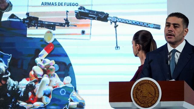El secretario de Seguridad Pública y Protección Ciudadana, Omar García Harfuch durante la mañanera