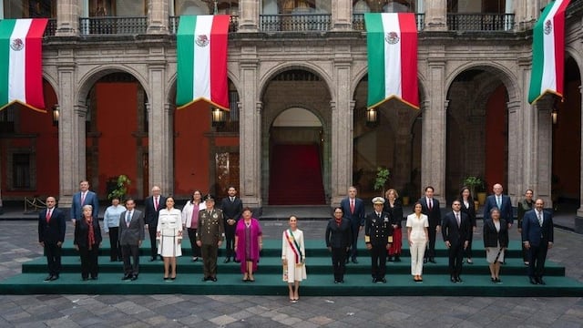 Foto oficial del gabinete de Claudia Sheinbaum