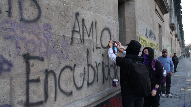 Pintas en Palacio Nacional
