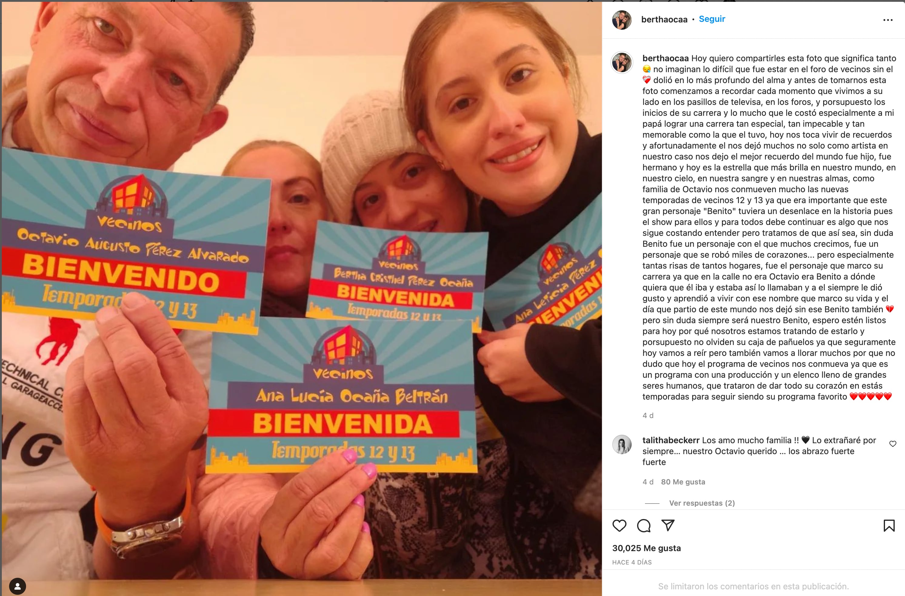 Las hermanas de Octavio Ocaña participarán en 'Vecinos'