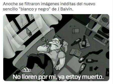 Meme de la reacción de J Balvin por palabras de Residente.