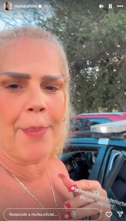 Niurka se burla de oficial que la multó