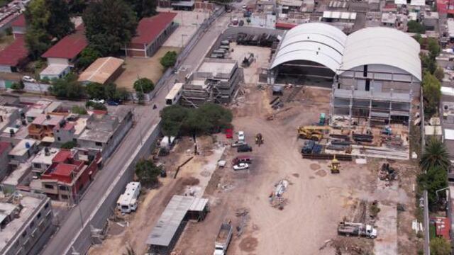 Estudio cinematográfico que Netflix y Casa Azul construyen en Ecatepec