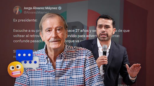 Vicente Fox y Jorge Álvarez Máynez chocan por alianza con el PRI: esto dijeron