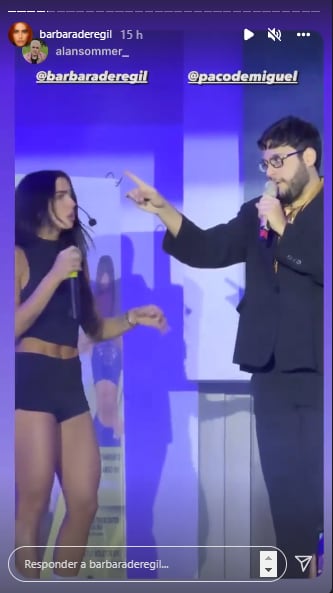 Paco de Miguel en presentación de Bárbara de Regil