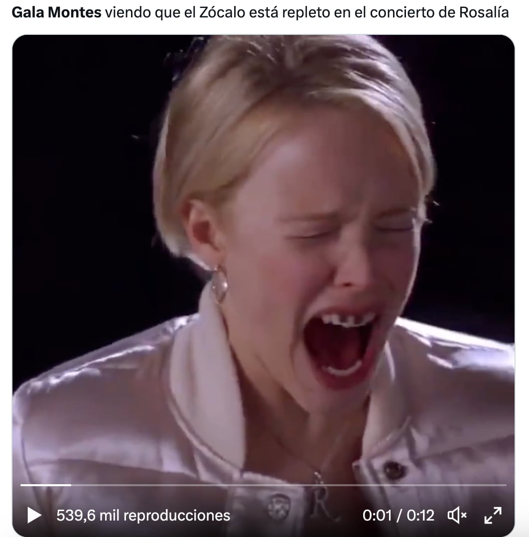 Gala Montes inspira memes por su "castigo" a Rosalía