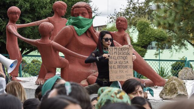 Protesta por el aborto legal