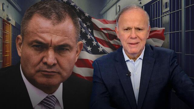 Ciro Gómez Leyva y Genaro García Luna