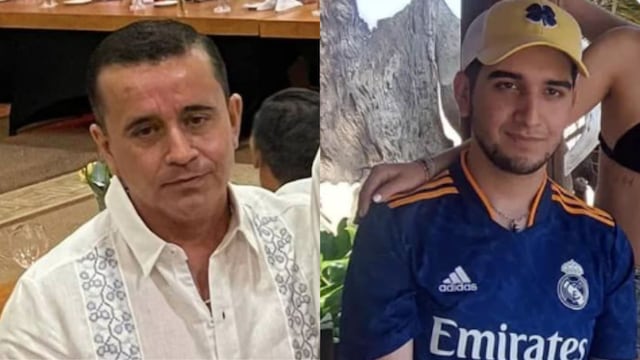 José Guadalupe Fuentes Brito y su hijo