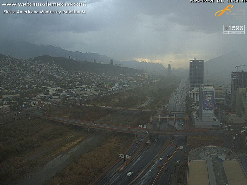 Lluvia en Monterrey