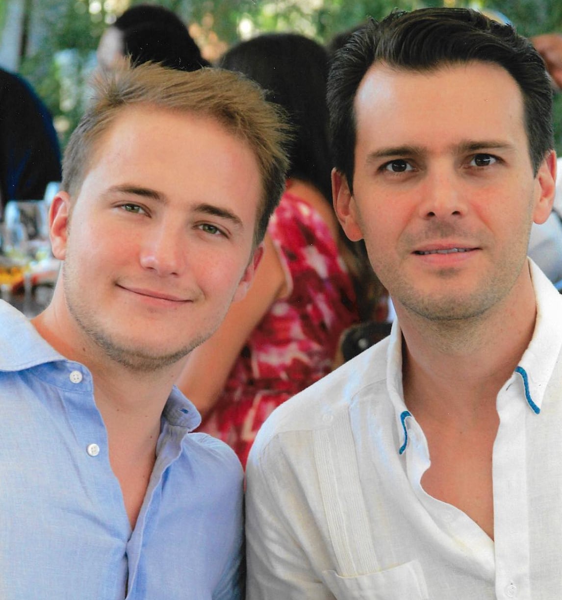 Yannick Strickler y su novio