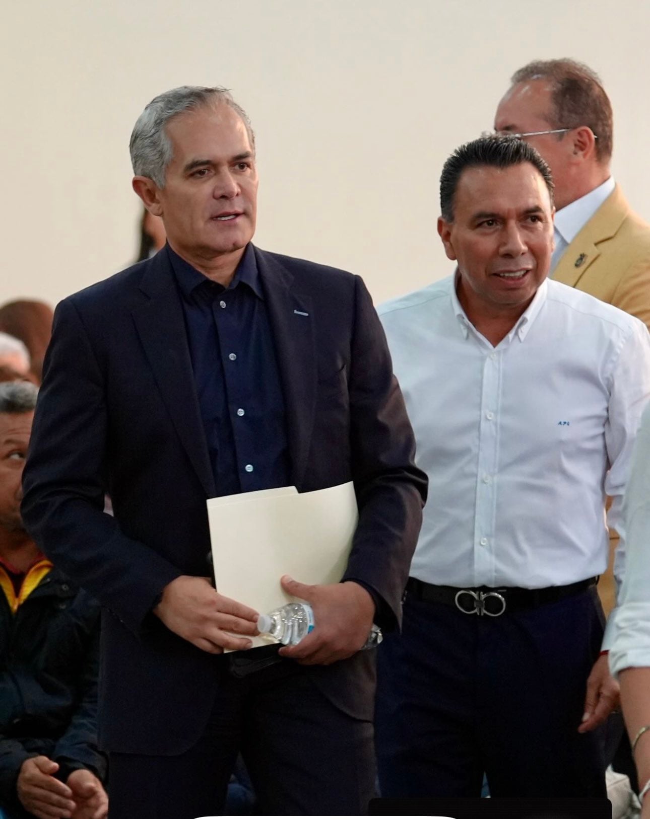 Miguel Ángel Mancera, ya había un cambio en su cara