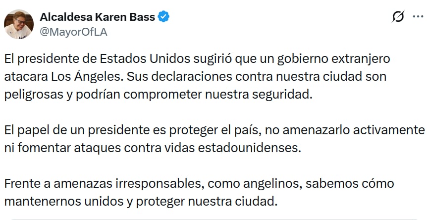 Declaraciones contra Trump