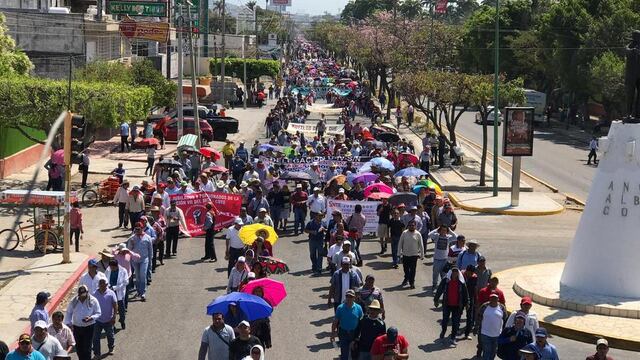 Marcha CNTE Chiapas