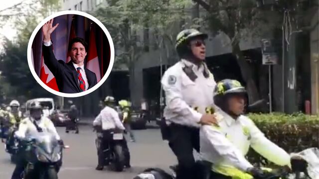 Policías de CDMX discuten con personal de hotel que no los dejaba pasar con Justin Trudeau