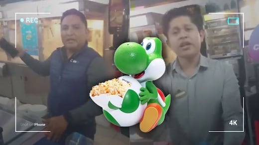 Lord Palomera desata polémica en Cinépolis por coleccionable de Yoshi