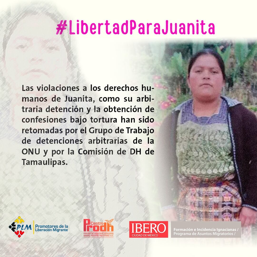 Exigencia por la liberación de Juana Alonzo