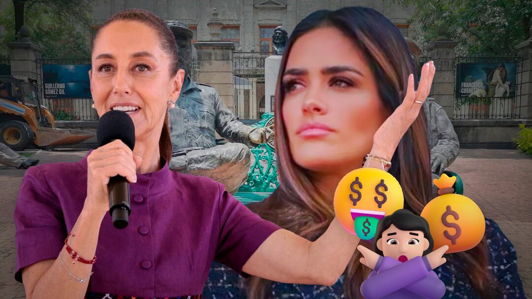 Claudia Sheinbaum aclara a Alessandra Rojo de la Vega que no puede subastar estatuas de Fidel Castro y Che Guevara