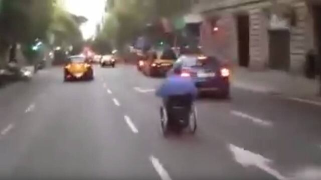 Video capturado en Barcelona