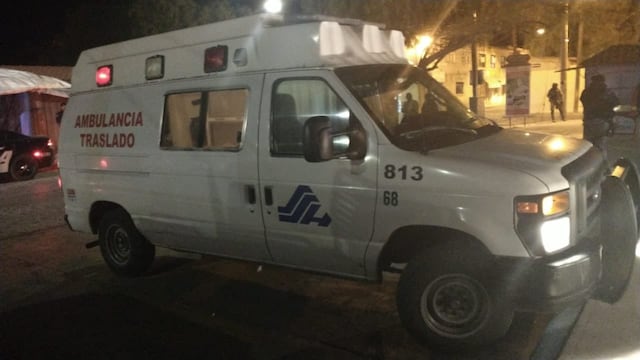 Hospital de Huichapan. Ambulancia