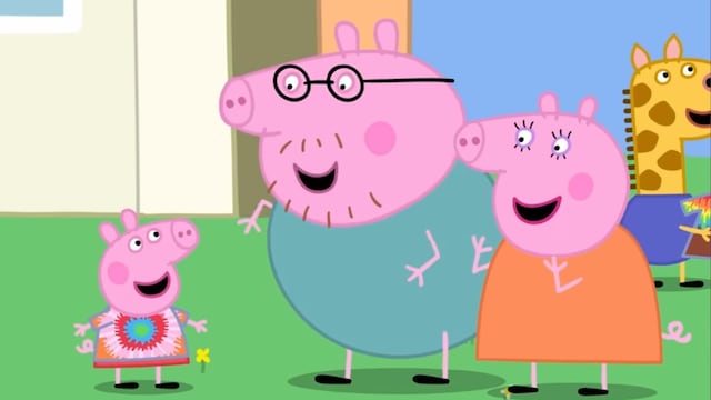 Peppa Pig aprende a teñir camisetas
