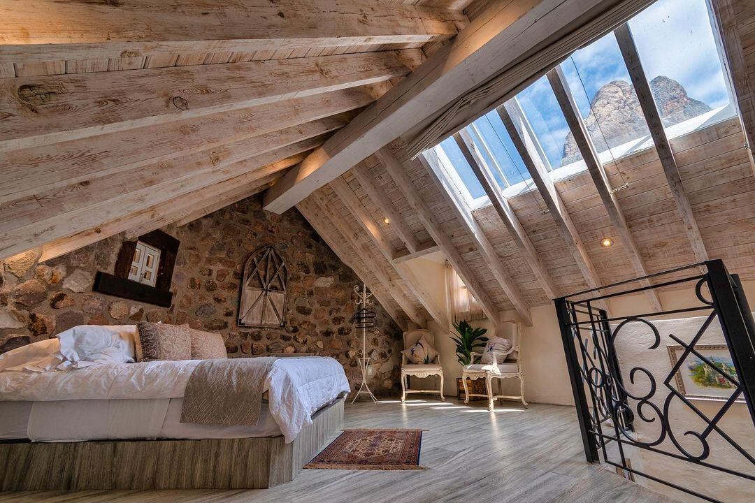 Habitación del Hotel de Piedra, Peña de Bernal