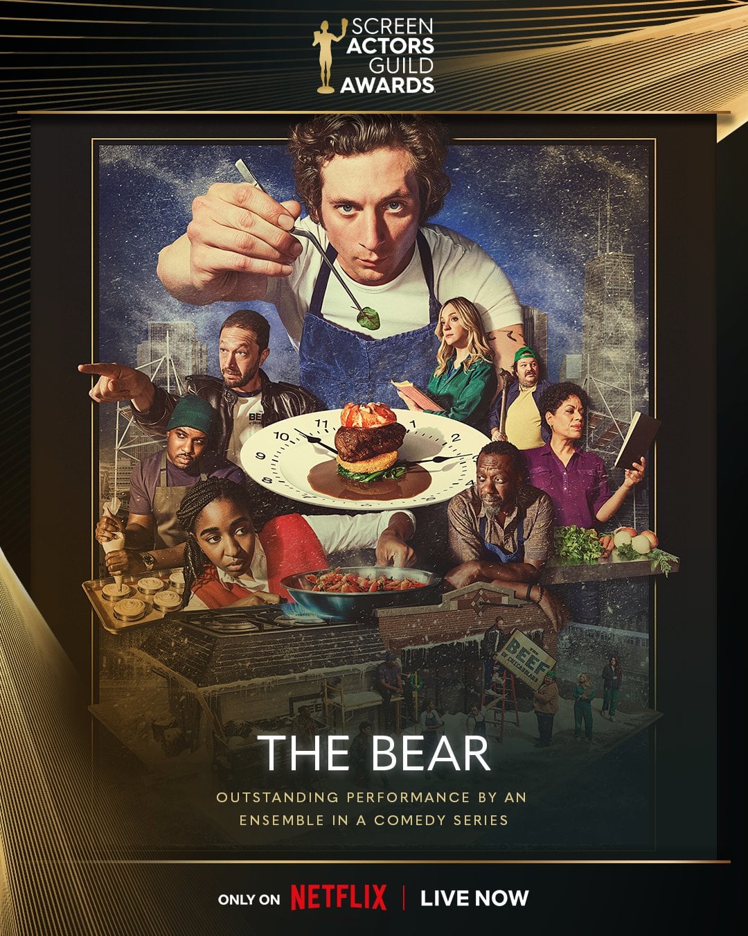 El Oso gana a Mejor Actuación de un Elenco en una Serie de Comedia en los SAG Awards 2024