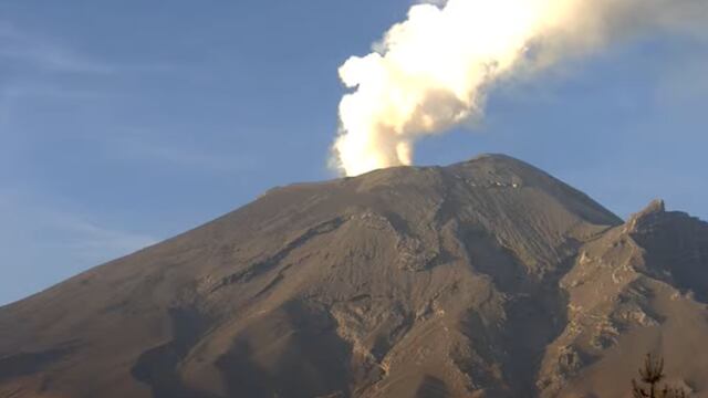 Volcán Popocatépetl el 5 de julio