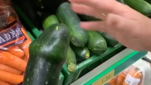 pepino en forma de pene