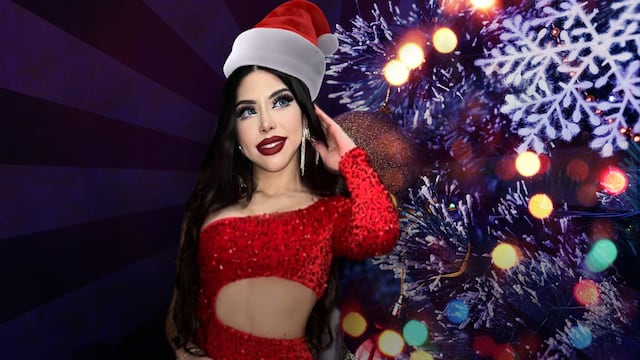 La infuencer Yeri Mua sorprende con sexy conjunto navideño.