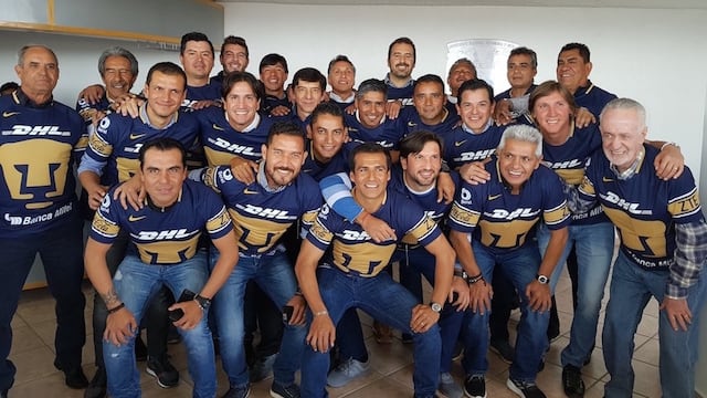 Varios ex jugadores de Pumas se reencontraron en CU