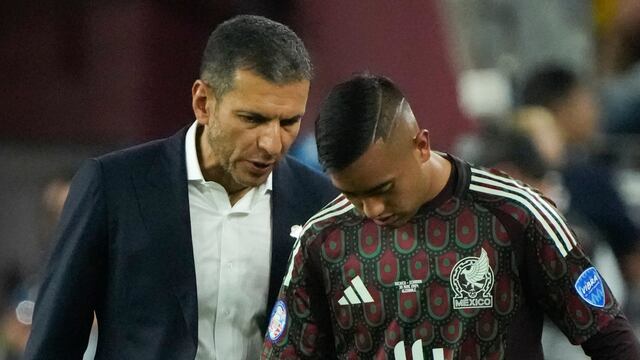 Jaime Lozano con la Selección de México.