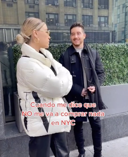 Priscy Escoto y su ex novio.