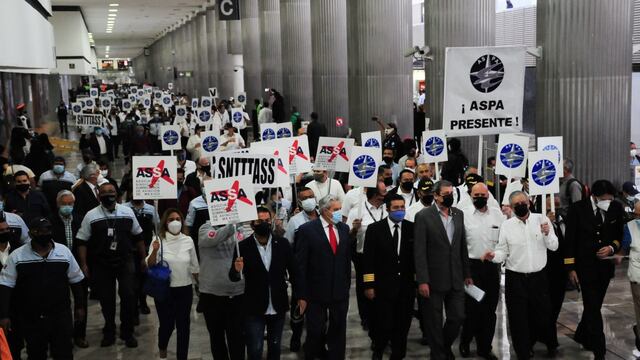 Trabajadores de Mexicana de Aviación